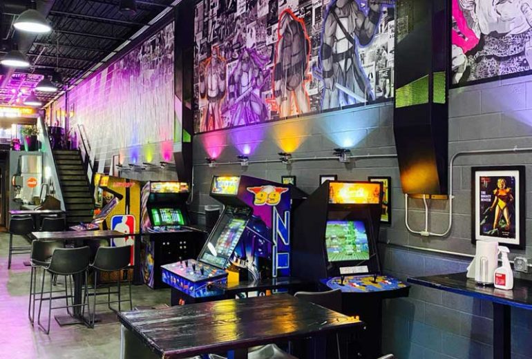 Reconfigured Dining Room and Arcade