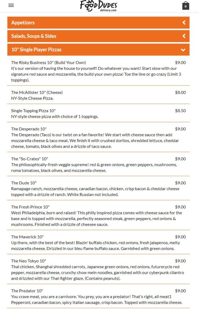 Pizza Delivery • Baked Sandwiches • Salads • The CraftCade Bismarck